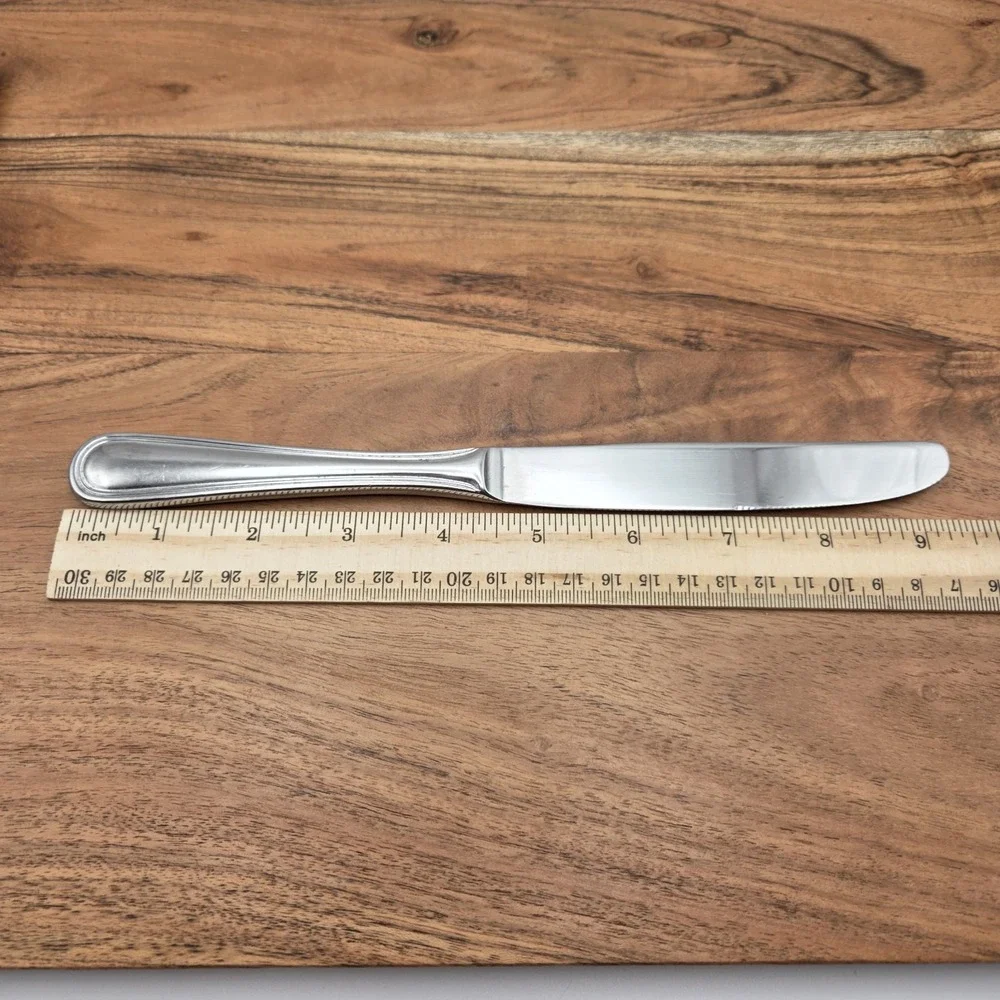 Set Of 5 Wallace Rockport Dinner Knives 18/10 Stainless Steel